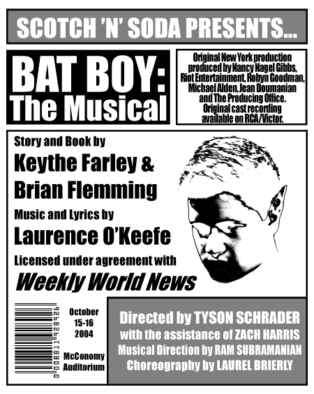 Cover of the Bat Boy Playbill